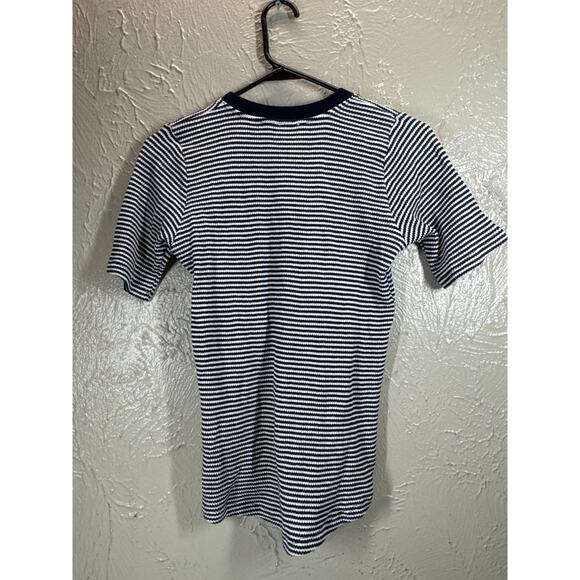 Baldwin Kansas City Womens Striped Short Sleeve Crew Neck T-Shirt Size Medium - Picture 3 of 5